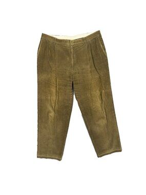 Vintage Riviera Corduroy Pants Pleated Canada 100% Cotton 34x29